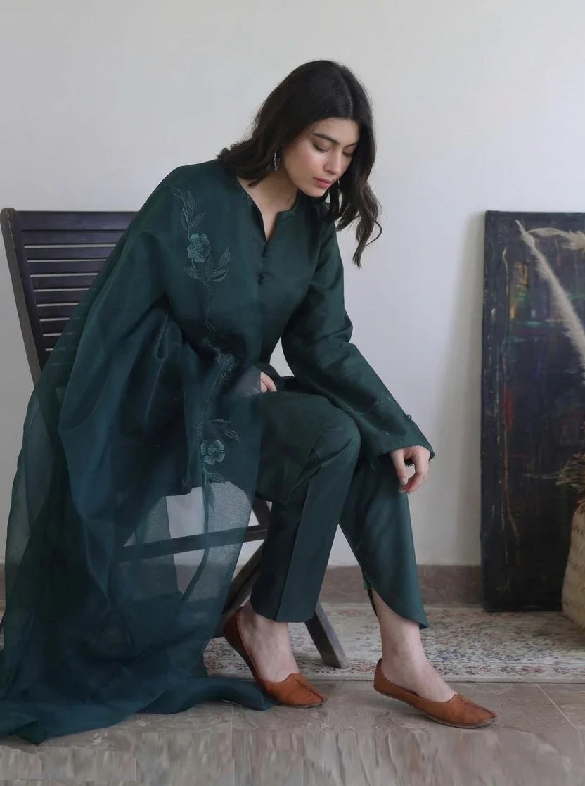 Sahiba Embroidery 3 Piece Dress